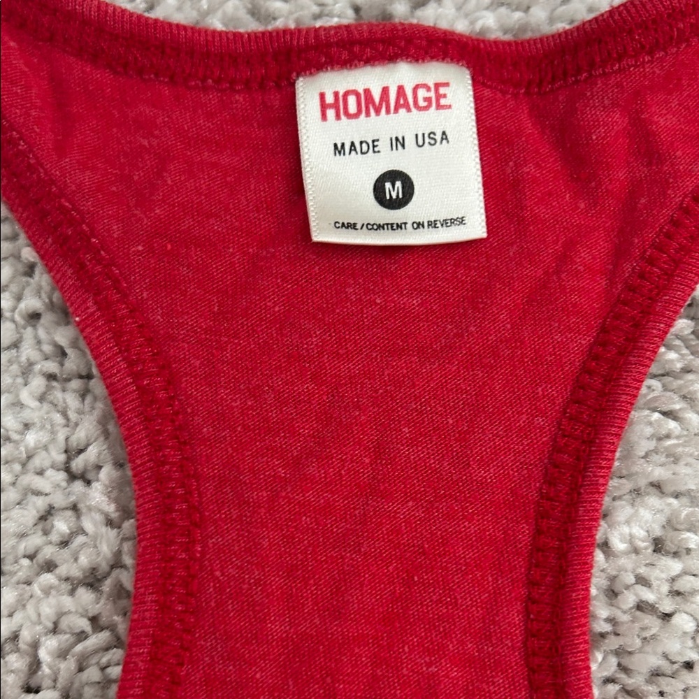 Columbus Red Racerback Tank Top - Picture 2 of 2